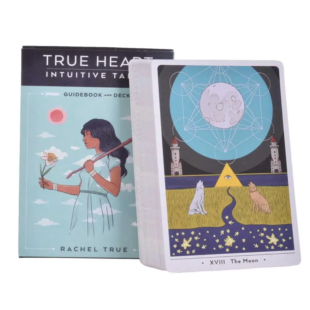 

Tarot Cards For True Heart Intuitive Tarot Board Games Deck Divination Book Sets For Beginners Game Toys For Kids Adults