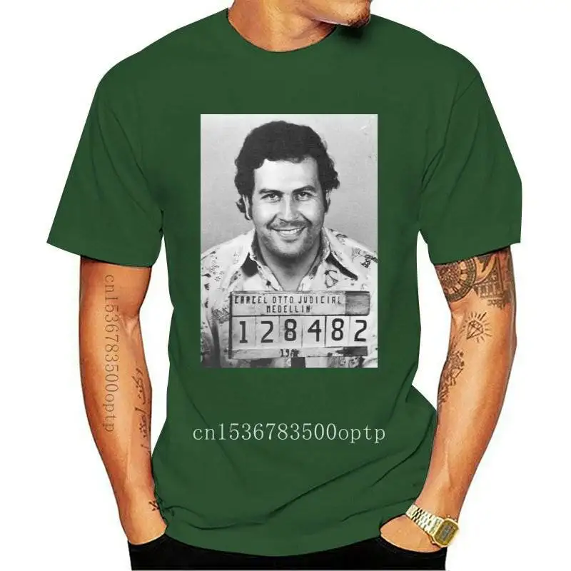 

New Poblo Escobor T-Shirt Mugshot Premium Men's Tee Shirt S-5XL