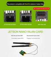 jetson nano 8265ac ngw dual band network card with m 2 interface compatible with 4gba02b01