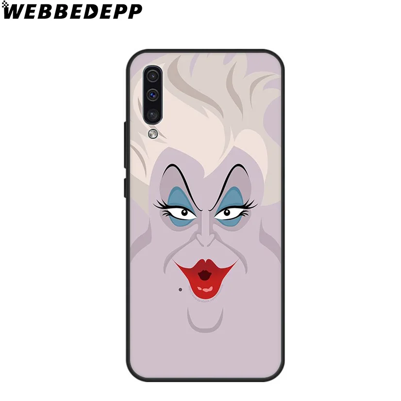 Урсула Русалочка мягкий чехол для samsung Galaxy A70s A50s A40s A30s A20s A20E A10s Note 8 9 10 плюс |