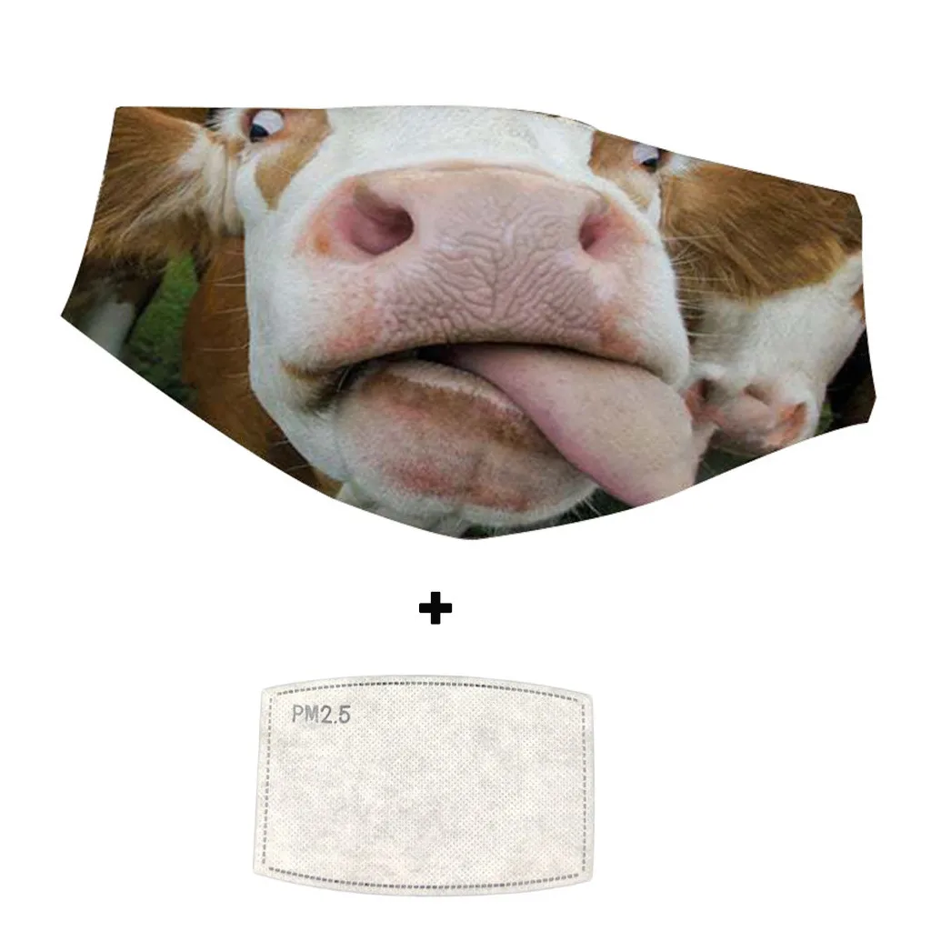 Маски 2020 женские модные маски с узором моющаяся многоразовая ткань хлопковой