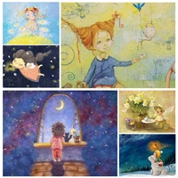 fairy tale cartoon figure diy 5d diamond painting full square and round embroidery mosaic stitch wall art child room home decor