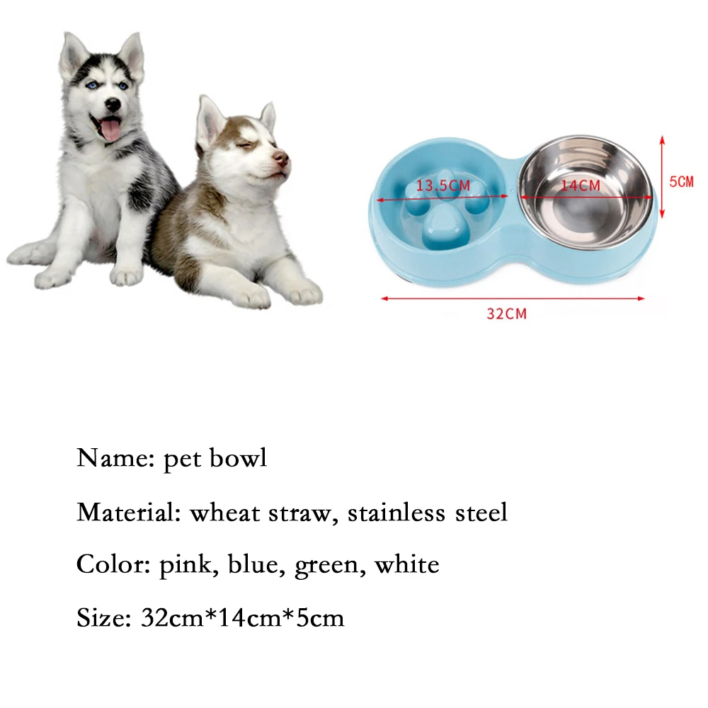 Экологичные миски для собак из нержавеющей стали антидроссельная кормушка щенка