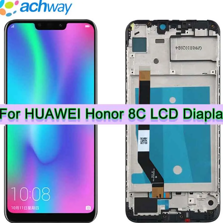 ЖК дисплей с дигитайзером для Huawei Honor 8C сенсорный экран дисплеем сенсорная панель