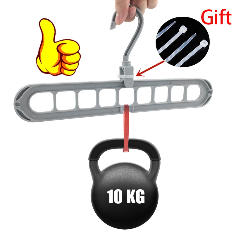 

2PCS Magic Multi-port Support hangers for Clothes Drying Rack Multifunction Plastic Clothes rack drying hanger Storage Hangers