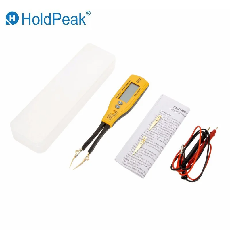 Цифровой мультиметр HoldPeak тестер емкости и сопротивления для поверхностного