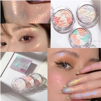 3 color high gloss glitter highlighter 3d facial contour makeup palette waterproof long lasting brightening glitter makeup tools
