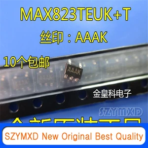 10Pcs/Lot New Original MAX823 MAX823TEUK T power management IC silk screen AAAK SOT23-5 In Stock