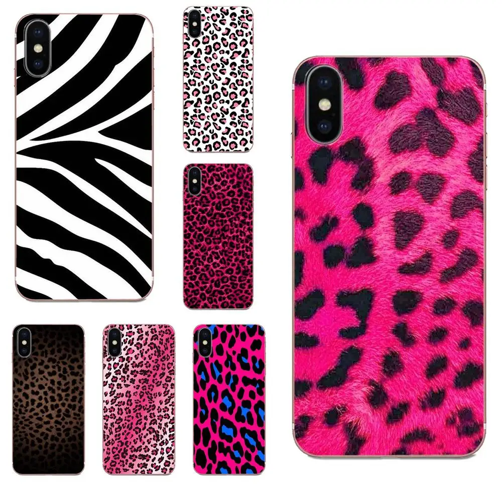 Черно розовый Леопардовый художественный коллаж печать для Galaxy Note 10 A10E A10S A20S A30S