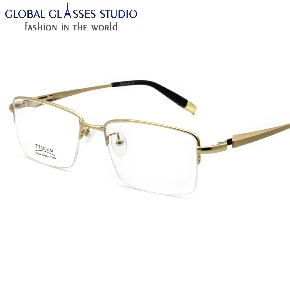 Новинка деловые очки в титановой оправе оптические модные мужские и женские