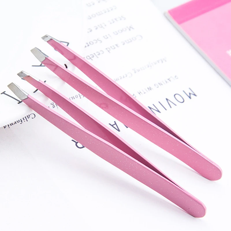 1 шт. пинцет для бровей из нержавеющей стали удаление волос на лице триммер зажим