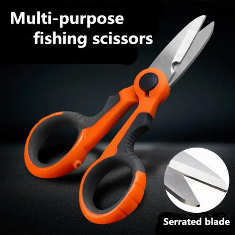 

Multi-function Sharp Wear-resistant Fishing 3mm Blade Strong Horse Fishing Scissors Anti-bite Line Scissors Fishing Equipment