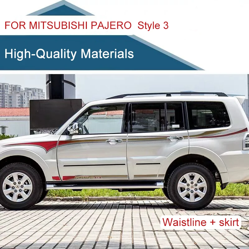 Подходит для Mitsubishi Pajero автомобильные наклейки V97 V93 с цветком тела полноцветная