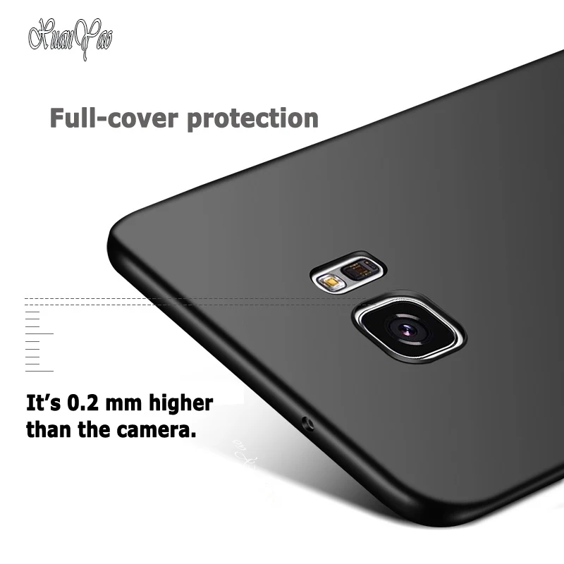 XUANYAO чехлы для телефонов Samsung Galaxy S6 Edge Plus тонкий матовый чехол Матовый Жесткий
