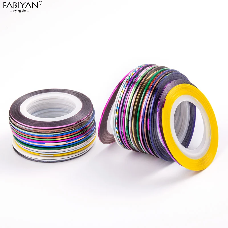 Разноцветные рулоны ленты для нанесения полос лента обертывания наклеек
