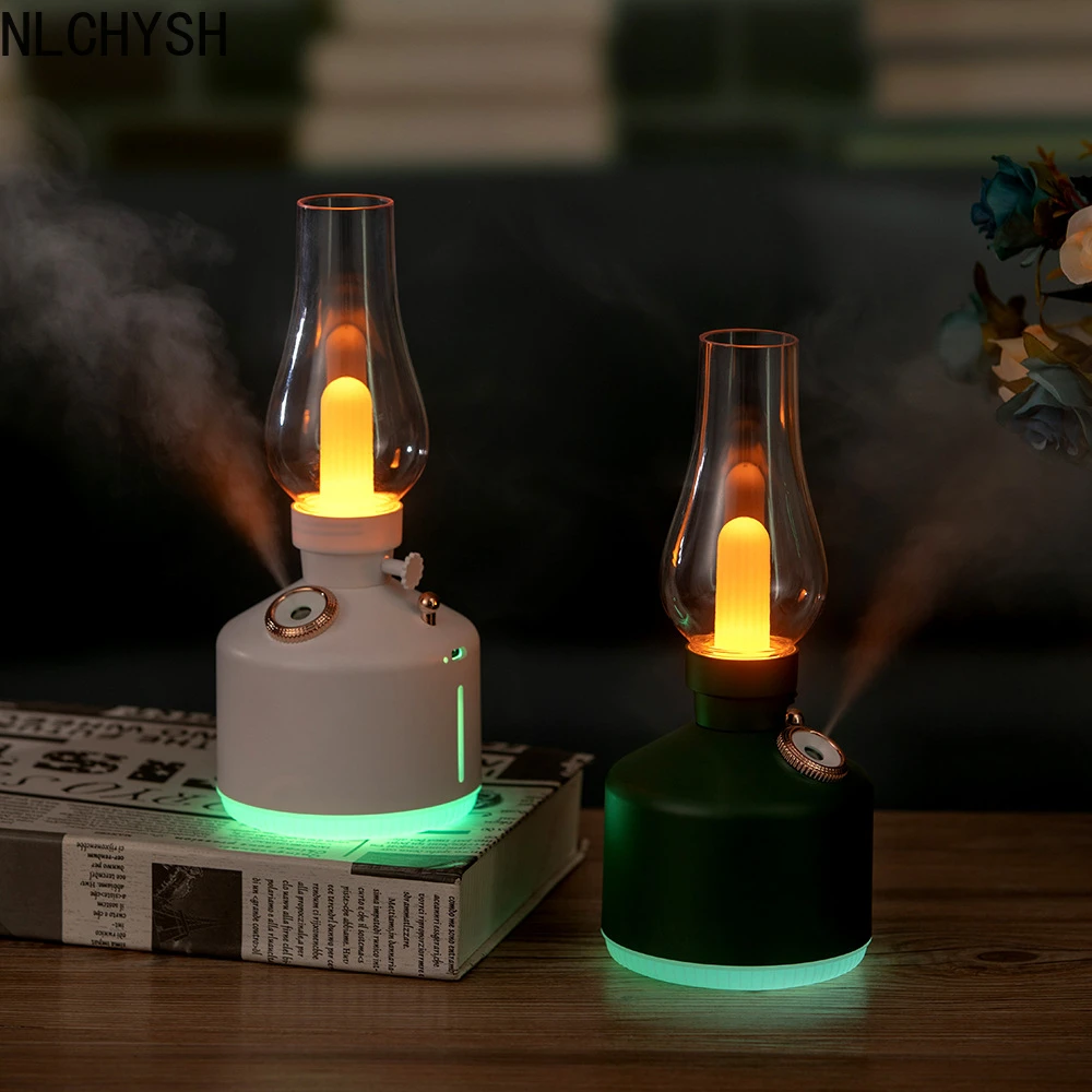 

Увлажнитель воздуха керосиновый Аккумуляторный со светодиодсветильник кой, USB