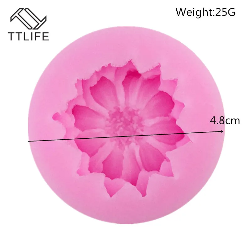 TTLIFE красивые Дейзи цветок Форма силиконовая форма для пирога посуда выпекания