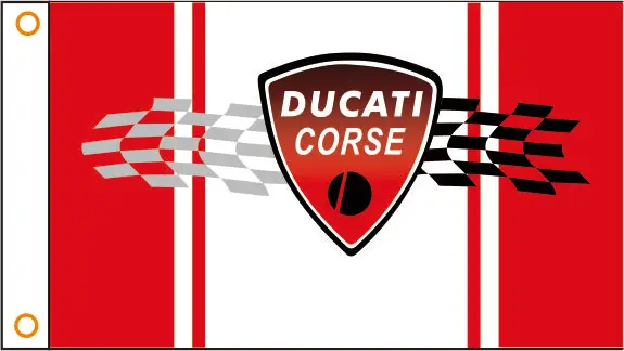 

Флаг для мотоцикла Ducati, флаг для мотоцикла 3x5 футов, полиэстер 02