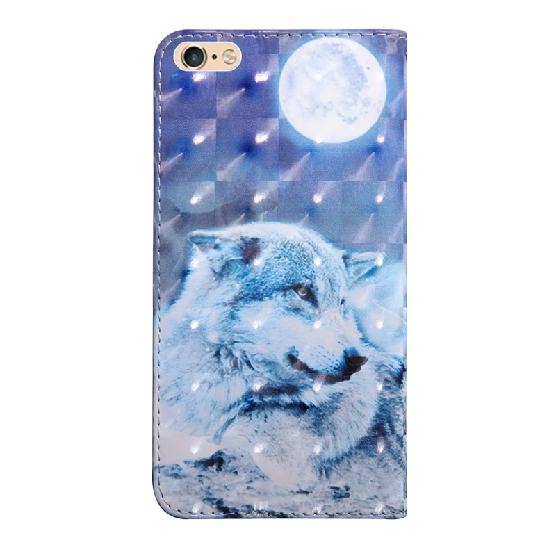 Чехол-книжка с откидной крышкой для Coque iPhone 6S роскошный кожаный чехол-кошелек
