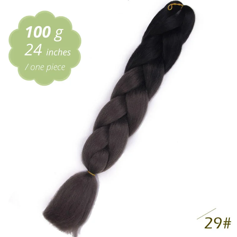 # 99J AISI BEAUTY, Синтетические длинные Омбре косички, огромные косички, вязанные, Kanekal, волосы для наращивания, радужные косички, волосы, розовый, блонд - Цвет: # 99J