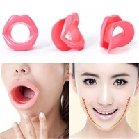 silicone rubber face slimmer exercise mouth piece muscle anti wrinkle lip trainer mouth massager exerciser mouthpiece face care