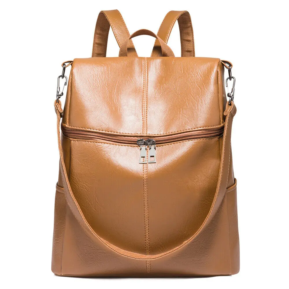 Женский кожаный рюкзак противоугонная сумка на плечо женский Женская дорожная