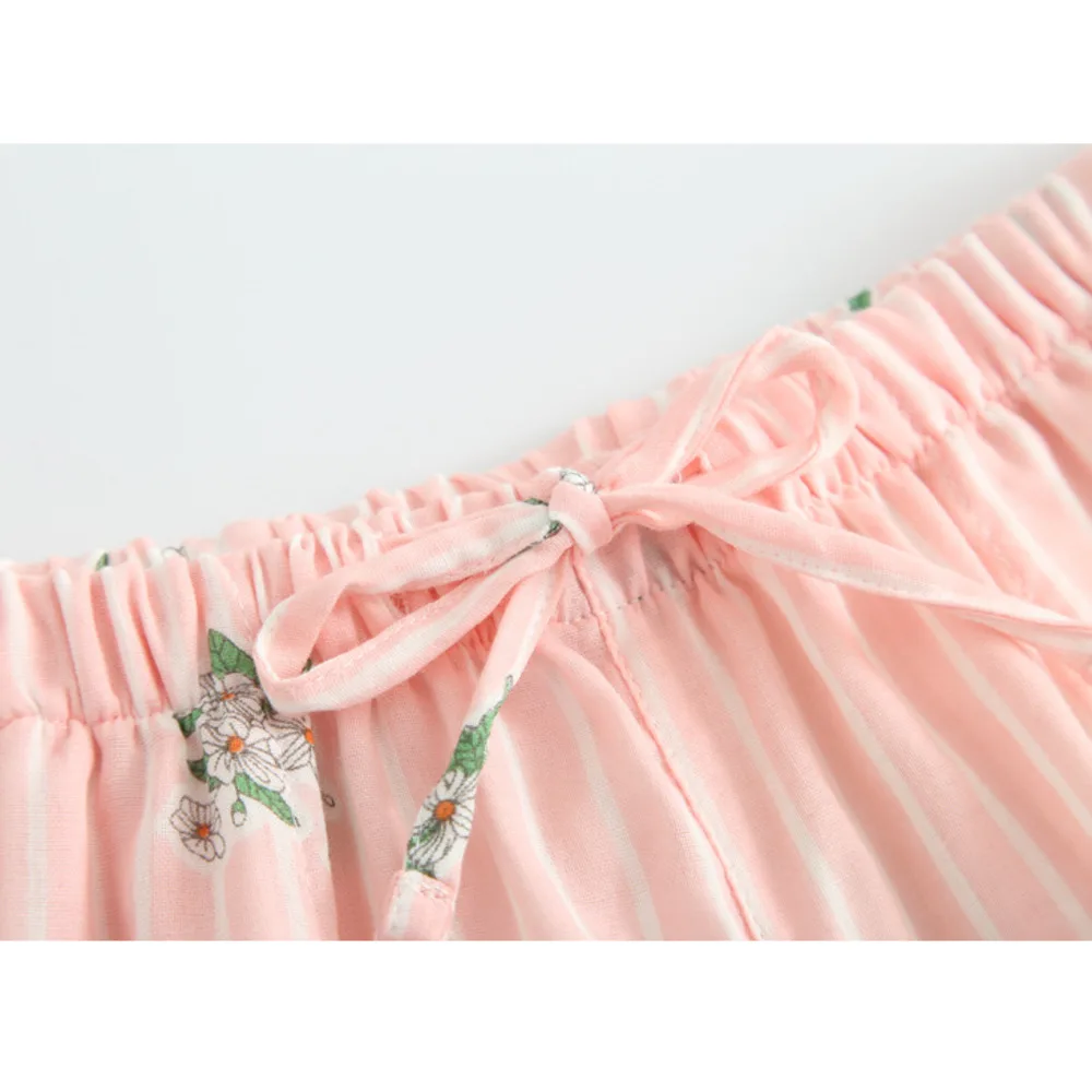 Женские летние шорты для сна в клетку хлопковые Пижамные штаны с принтом женская