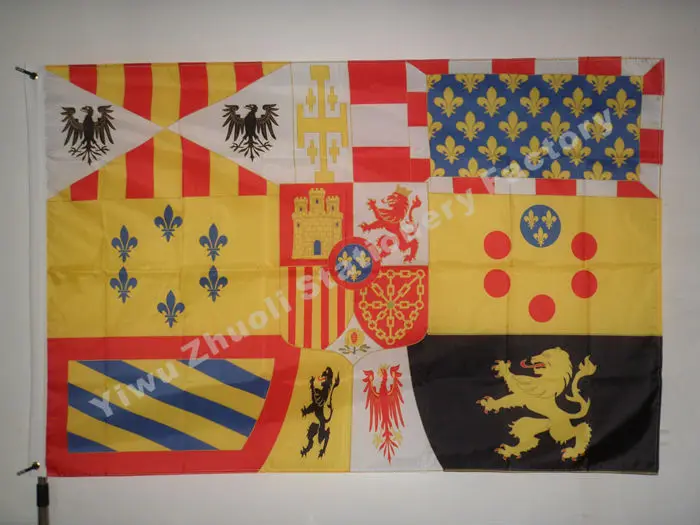 

Spanish Royal 1931-1975 Flag 150X90cm (3x5FT) 120g 100D Polyester Free Shipping Spain National Flag
