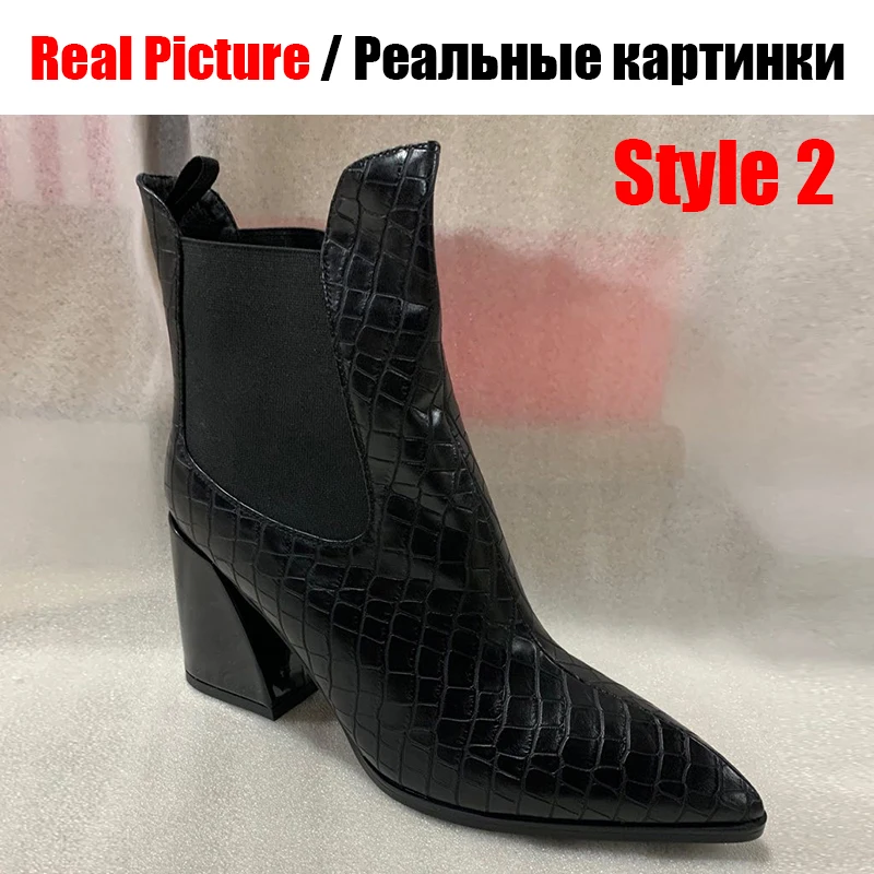 BONJOMARISA; Новинка; Размеры 33-43; Роскошные брендовые дизайнерские ботиночки; женские Качественные ботильоны из натуральной кожи; коллекция года; женская обувь на высоком каблуке