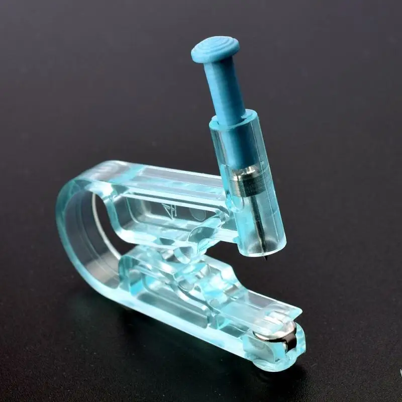

10/5/3/1PCS Disposable Healthy Asepsis Ear Piercing Gun Pierce Tool Blue Kit No Pain No Inflammation Ear Piercing Gun Tool 2021