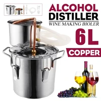 6l2gal efficient distiller alambic alcohol still stainless copper diy brew water wine essential oil brewing kit