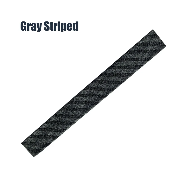 Stripe Gray Женская спортивная лента для волос при занятиях йогой головная повязка трендовая однотонная женская эластичная повязка для йоги спортивная повязка для бега Прямая поставка - Цвет: Stripe Gray