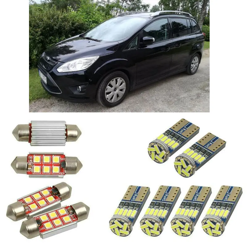 Внутренние светодиодные лампы для автомобилей Ford grand c-max dxa cb7 ceu минивэн фургон