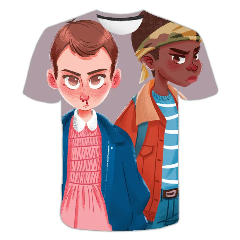 Необычная история окружающие странные вещи футболки с короткими рукавами для