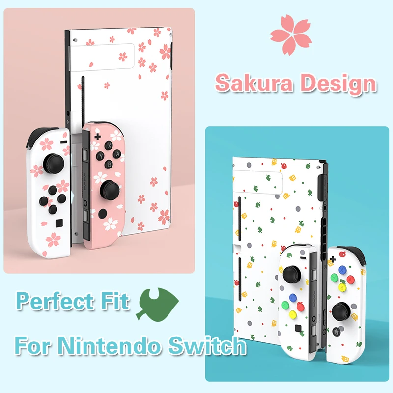 Nintendo Switch NS Joy Con сменный корпус чехол для контроллера NX JoyCons консоль Sakura Pink White