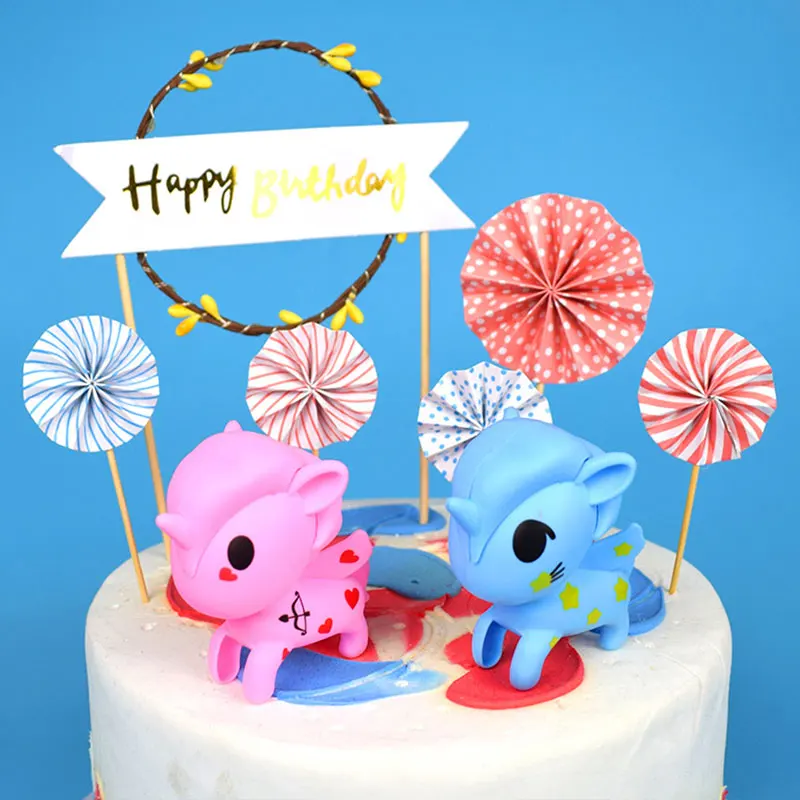 

Action Figure My Cute Little Pony Parent-child Unicorn Horse Toys Cake Decoration Toy Gifts for Children Birthday Christmas Gift