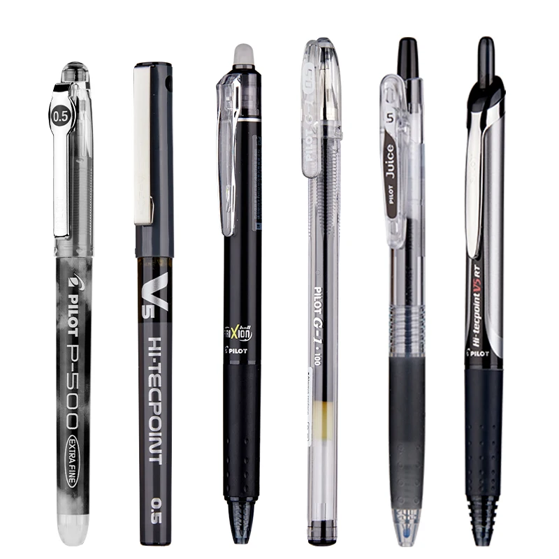 Цветная гелевая ручка PILOT collosion P500 BX-V5 LEBK-23EF стирающиеся ручки G1-5T LJU-10EF для сока