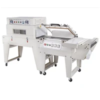 multi functional 450l semi automatic sealing cutting and shrink packaging machine