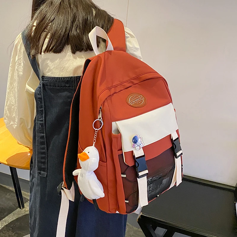 

HOCODO Kawaii Waterproof Women Backpack Fashion Female College Schoolbag High-Capacity Ladies Backpack Travel Bagpack Mochilas
