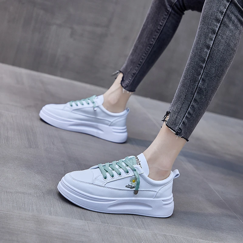 Кроссовки женские на платформе повседневная обувь Вулканизированная подошва
