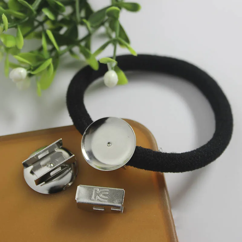 Основание для резинки волос без никеля 18 мм 100 шт.|Ювелирная фурнитура и