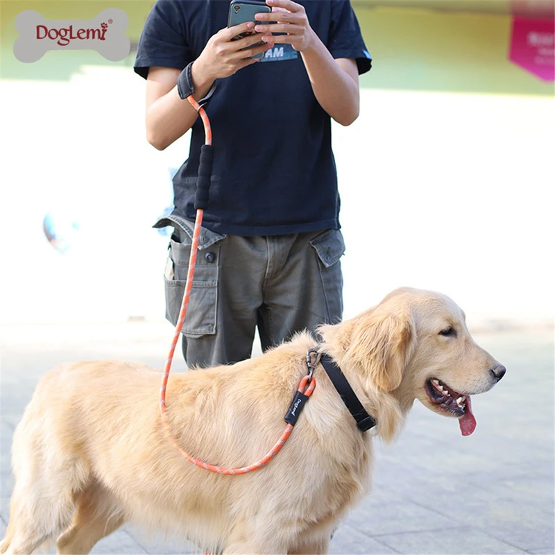 Светоотражающий Поводок для собак веревка на запястье свободные руки