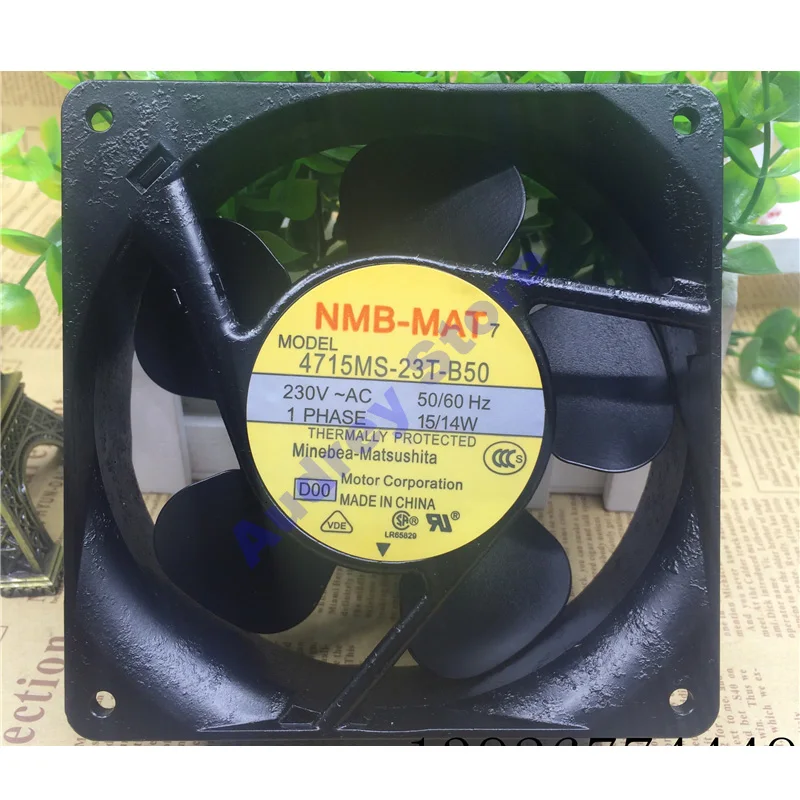 

Оригинальный NMB 4715MS-23T-B50 230 В 0.12A 15 Вт UPS вентилятор большого объема 2600 об./мин 88.2CFM 63,7 ПА воздуходувка