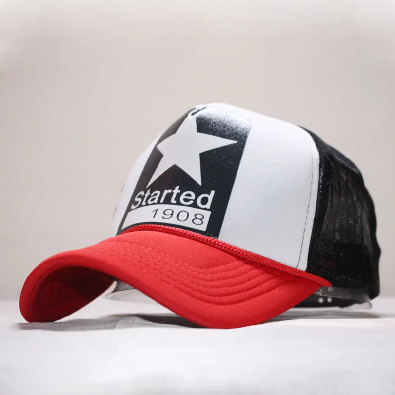 Оптовая продажа милых летних сетчатых дышащих шапок для мужчин женщин мальчиков