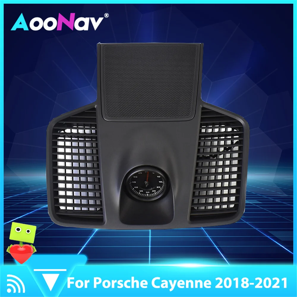 

Оригинальный автомобильный стиль для Porsche Cayenne 2018-2021 интерьер приборной панели секундомер украшение электронные часы компас время