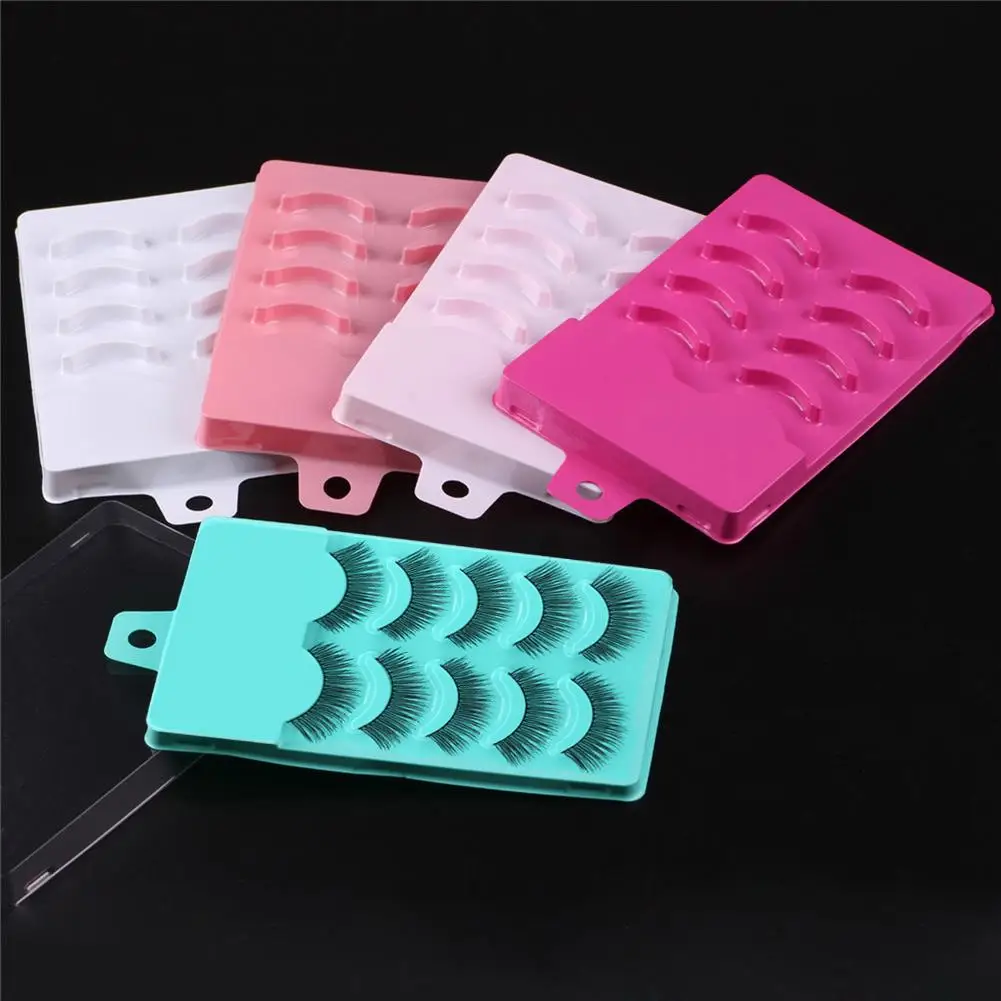 Пластиковый пустой футляр для хранения контейнер держатель 5 пар накладных