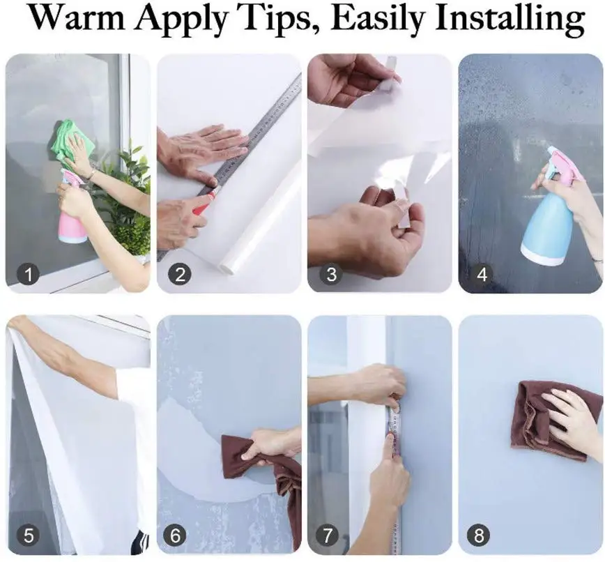 Оконное стекло художественная пленка с пятнами 3D без клея декоративная наклейка