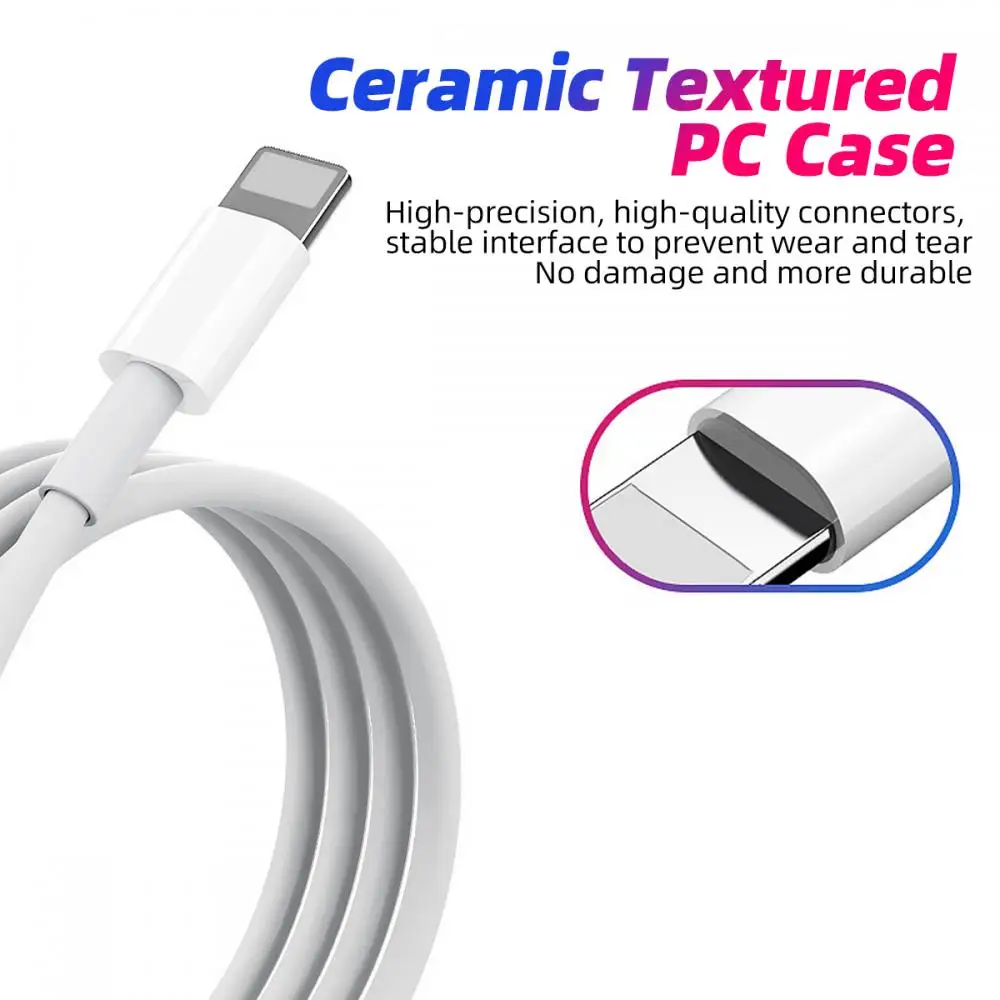 Зарядный кабель USB Type C для Iphone 20 Вт PD быстрой зарядки 12 11 Pro Max провод передачи