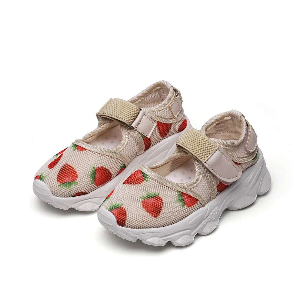 Обувь для девочек Сезон весна-лето Новинка Детские кроссовки в Корейском стиле