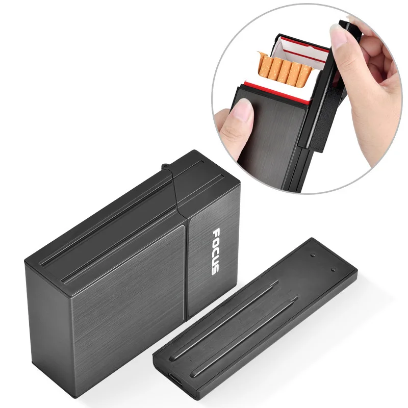 Новинка 2019 20 сигарет с мягким корпусом USB зарядка Креативные мужские сигареты